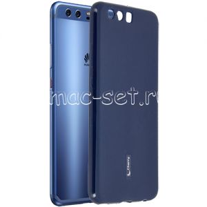 Чехол-накладка силиконовый для Huawei P10 Plus (синий) Cherry