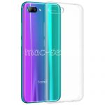 Чехол-накладка силиконовый для Huawei Honor 10 (прозрачный 1.0мм)