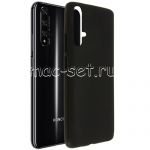 Чехол-накладка силиконовый для Huawei Honor 20 (черный 1.2мм)