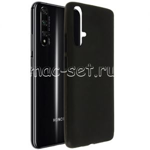 Чехол-накладка силиконовый для Huawei Honor 20 (черный 1.2мм)