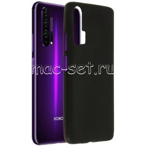 Чехол-накладка силиконовый для Huawei Honor 20 Pro (черный 1.2мм)
