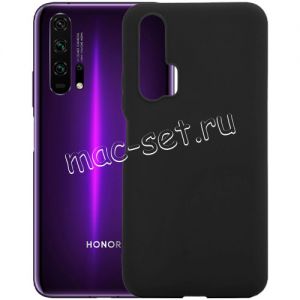 Чехол-накладка силиконовый для Huawei Honor 20 Pro (черный 1.0мм) матовый
