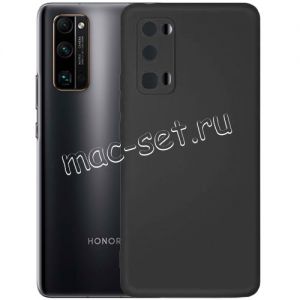 Чехол-накладка силиконовый для Huawei Honor 30 Pro+ (черный 1.0мм) матовый