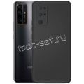 Чехол-накладка силиконовый для Huawei Honor 30 (черный 1.0мм) матовый