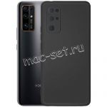 Чехол-накладка силиконовый для Huawei Honor 30 (черный 1.0мм) матовый