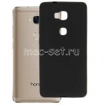Чехол-накладка силиконовый для Huawei Honor 5X (черный 1.2мм)