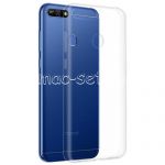 Чехол-накладка силиконовый для Huawei Honor 7A Pro (прозрачный) iBox Crystal