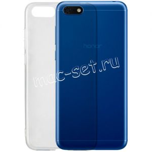 Чехол-накладка силиконовый для Huawei Honor 7A (прозрачный) iBox Crystal