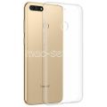 Чехол-накладка силиконовый для Huawei Honor 7C (прозрачный) iBox Crystal