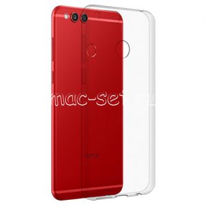 Чехол-накладка силиконовый для Huawei Honor 7X (прозрачный 0.3мм)