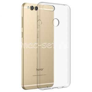 Чехол-накладка силиконовый для Huawei Honor 7X (прозрачный 1.0мм)