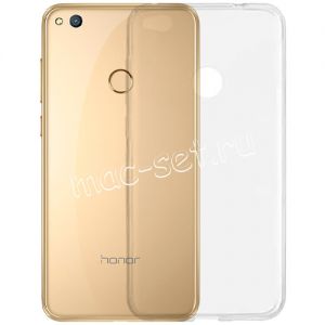Чехол-накладка силиконовый для Huawei Honor 8 Lite (прозрачный) iBox Crystal