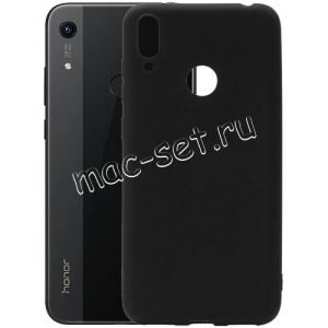 Чехол-накладка силиконовый для Huawei Honor 8A / 8A Pro (черный 1.0мм) матовый