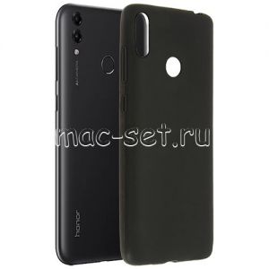 Чехол-накладка силиконовый для Huawei Honor 8C (черный 1.2мм)