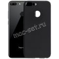 Чехол-накладка силиконовый для Huawei Honor 9 Lite (черный 1.0мм) матовый