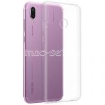 Чехол-накладка силиконовый для Huawei Honor Play (прозрачный 1.0мм)