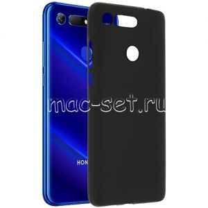 Чехол-накладка силиконовый для Huawei Honor View 20 (черный 1.2мм)