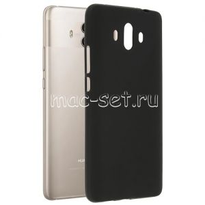 Чехол-накладка силиконовый для Huawei Mate 10 (черный 1.2мм)