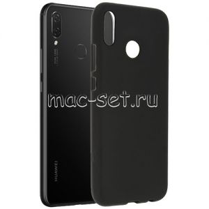 Чехол-накладка силиконовый для Huawei Nova 3i (черный 1.2мм)