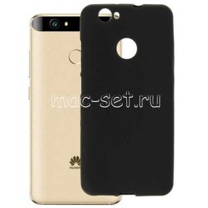 Чехол-накладка силиконовый для Huawei Nova (черный 1.2мм)