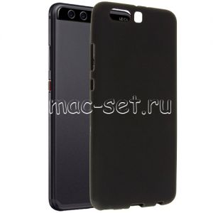 Чехол-накладка силиконовый для Huawei P10 Plus (черный 1.2мм)