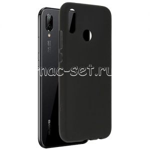Чехол-накладка силиконовый для Huawei P20 Lite (черный 1.2мм)