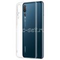 Чехол-накладка силиконовый для Huawei P20 Pro (прозрачный) iBox Crystal
