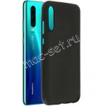 Чехол-накладка силиконовый для Huawei P30 (черный 1.2мм)
