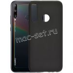 Чехол-накладка силиконовый для Huawei P40 Lite E (черный 1.0мм) матовый