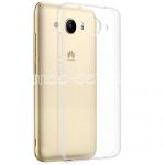 Чехол-накладка силиконовый для Huawei Y3 (2017) (прозрачный 1.0мм)