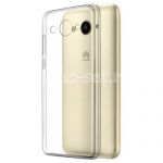 Чехол-накладка силиконовый для Huawei Y3 (2017) (прозрачный 0.5мм)