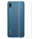Чехол-накладка силиконовый для Huawei Y5 (2019) (прозрачный 0.5мм)