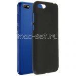 Чехол-накладка силиконовый для Huawei Y5 Prime (2018) (черный 1.2мм)