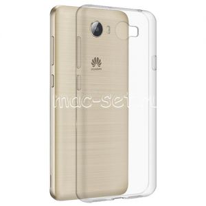 Чехол-накладка силиконовый для Huawei Y5 II / Honor 5A (прозрачный 0.5мм)
