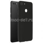 Чехол-накладка силиконовый для Huawei Y9 (2018) (черный 1.2мм)