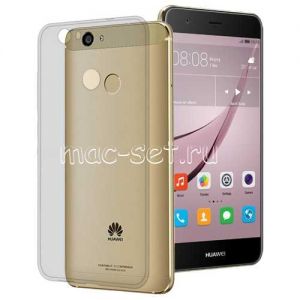 Чехол-накладка силиконовый для Huawei Nova (серый 0.3мм)