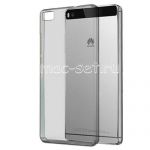 Чехол-накладка силиконовый для Huawei P8 (серый 0.5мм)