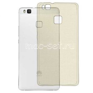 Чехол-накладка силиконовый для Huawei P9 Lite (серый 0.5мм)