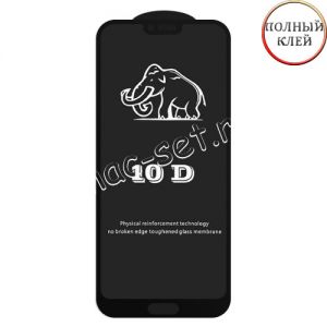 Защитное стекло для Huawei Honor 10 [клеится на весь экран] 10D (черное)