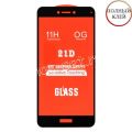 Защитное стекло для Huawei Honor 8 Lite [клеится на весь экран] 21D (черное)