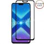 Защитное стекло для Huawei Honor 8X [клеится на весь экран] 21D (черное)