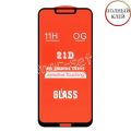 Защитное стекло для Huawei Honor Play [клеится на весь экран] 21D (черное)