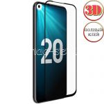 Защитное стекло 3D для Huawei Honor 20 / 20 Pro [изогнутое клеится на весь экран] (черное)