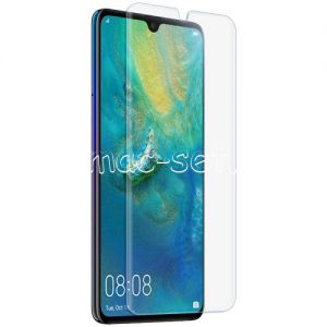 Защитное стекло 3D для Huawei Mate 20 [изогнутое на весь экран] (прозрачное)