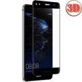 Защитное стекло 3D для Huawei P10 Lite [изогнутое на весь экран] (черное)