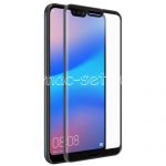 Защитное стекло 3D для Huawei P20 Lite [изогнутое на весь экран] Red Line (черное)