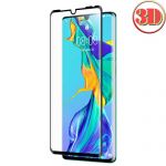 Защитное стекло 3D для Huawei P30 Pro [изогнутое на весь экран] Red Line (черное)
