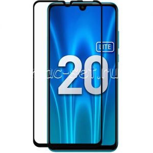 Защитное стекло для Huawei Honor 20S / 20 Lite [на весь экран] (черное)