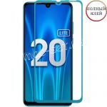 Защитное стекло для Huawei Honor 20S / 20 Lite [клеится на весь экран] Red Line (синее)