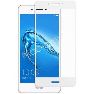 Защитное стекло для Huawei Honor 6C [на весь экран] Aiwo (белое)